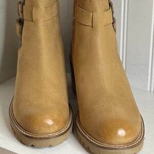 Seychelles Give it a Whirl Tan Leather Size 6.5